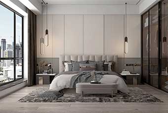 广州现代风格-卧室