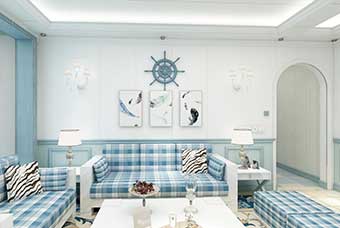 广州地中海风格-客厅