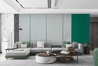 广州轻奢风格-客厅