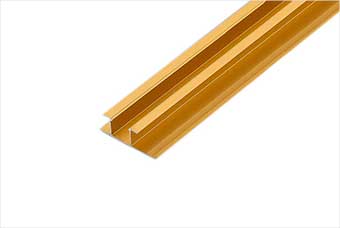 广州航空纤维墙咔铝合金带灯中条（钛金氧化）