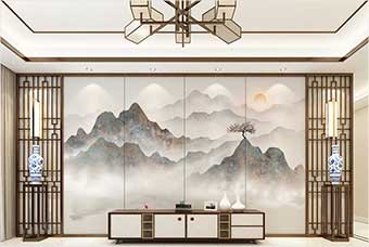 广州森佰汇航空纤维（山水画系列）